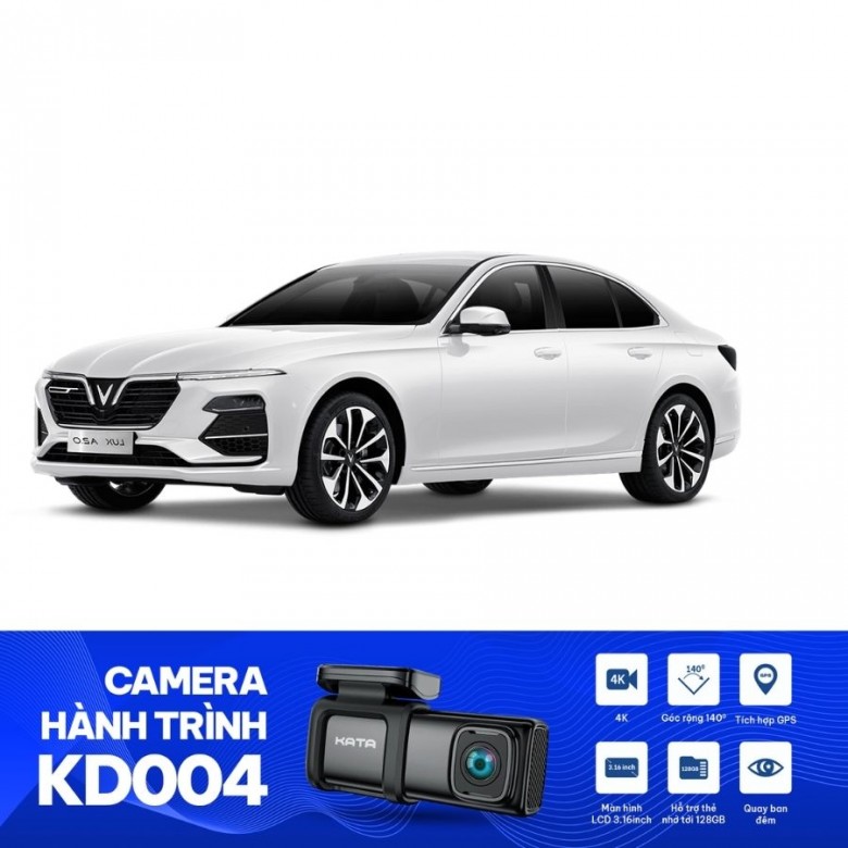 Lắp Camera Hành Trình KD004 Tại TPHCM Cho VinFast Lux A2.0